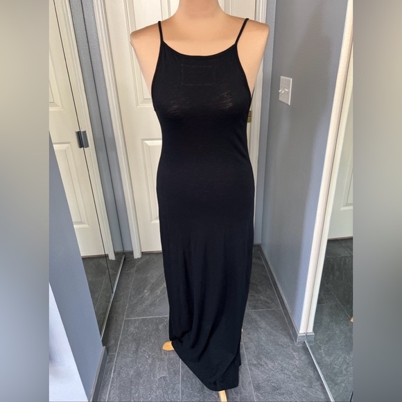 Pitusa Evil Eye Beaded Open Back Black Maxi Dress Size Petite - Picture 2 of 7